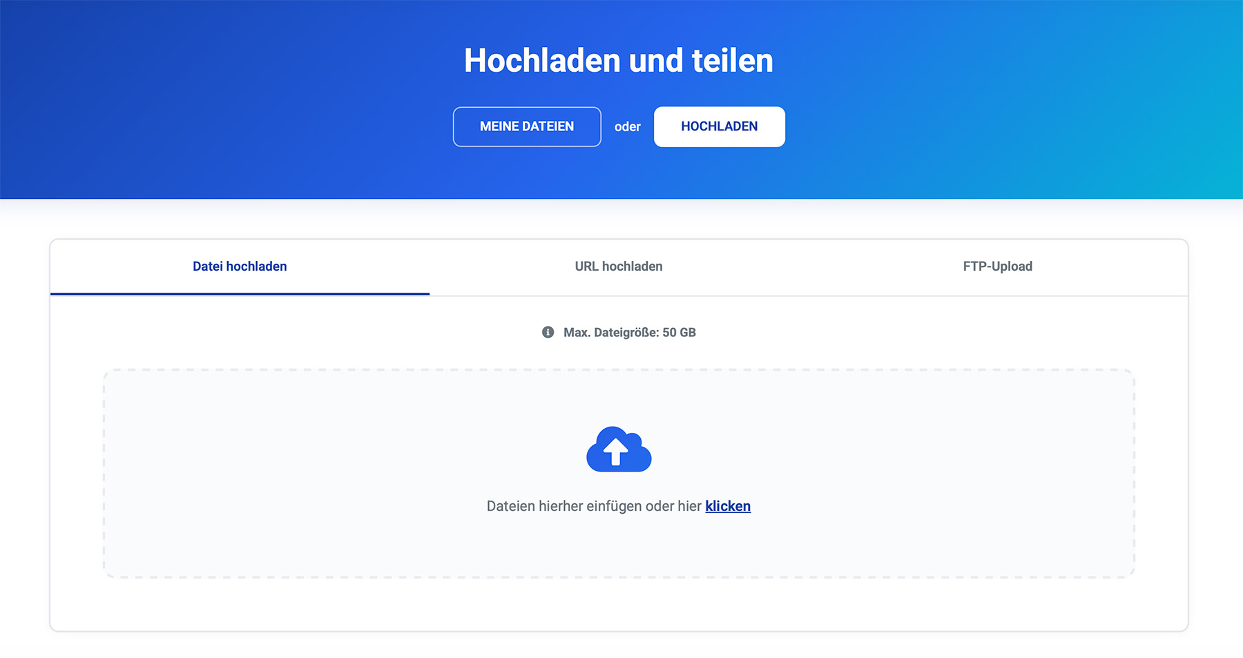 Mehr über den Artikel erfahren Dateien hochladen und Teilen bei DDownload